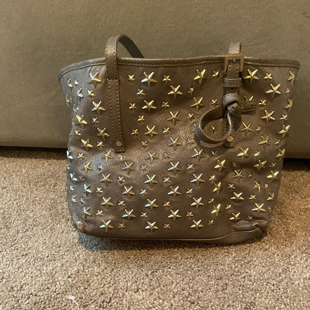 GUC Jimmy Choo star studded tote